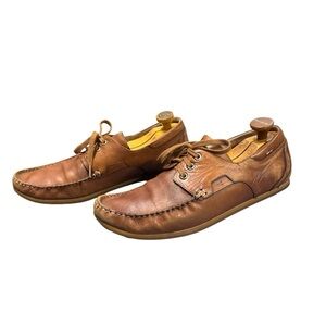 ⚓‎ VELEZ MESTA Men’s Leather Boat Shoes | Size 11M | Luxe Handcrafted Style
